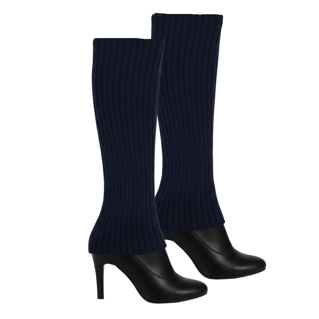 Polainas Clásicas Azul  Calentadores Juvenil Escolar  4