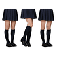 Pack 3 Polainas Calentadores Escolares Juvenil Azul Marino - Miniatura 4