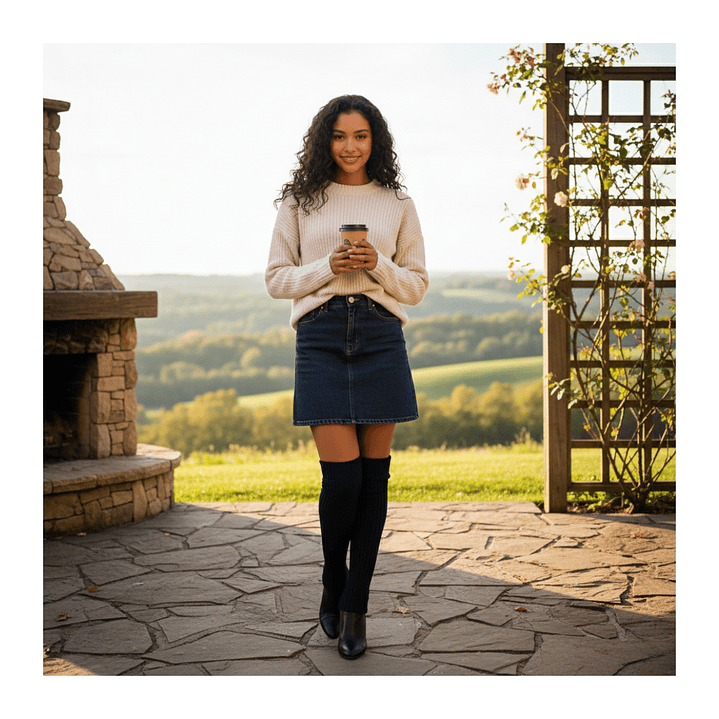 Polaina Calentadores Juvenil Mujer Colores Variados  12