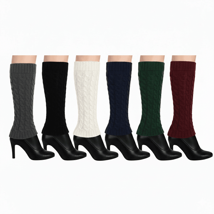 Polainas Calentadores Variados Colores Juveniles Mujer Elegante 1