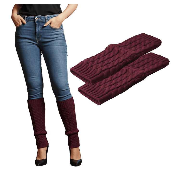 Polainas Calentadores Variados Colores Juveniles Mujer Elegante 12