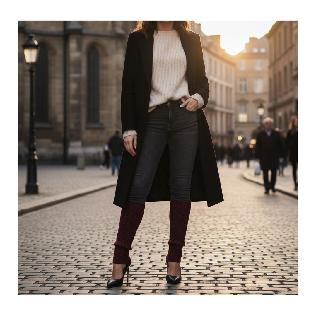 Polainas Calentadores Variados Colores Juveniles Mujer Elegante 14