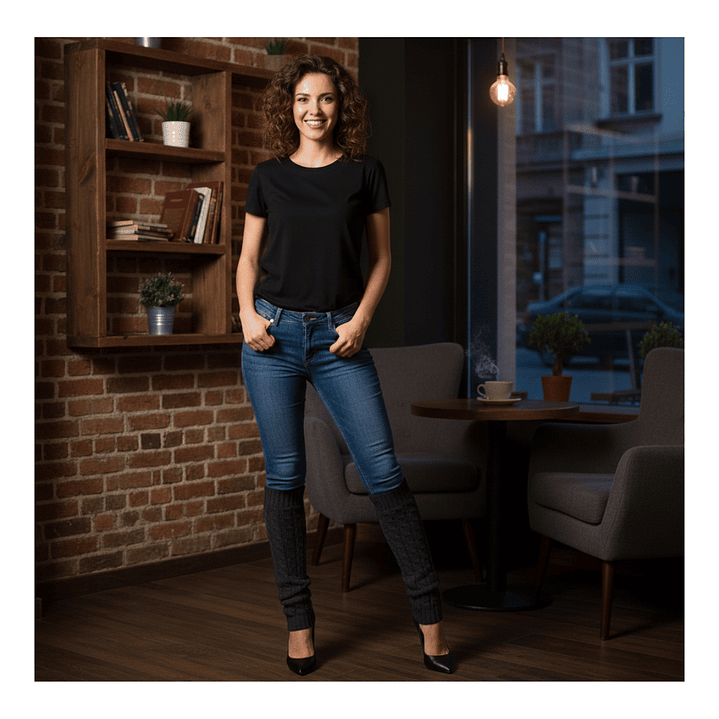 Polainas Calentadores Variados Colores Juveniles Mujer Elegante 8