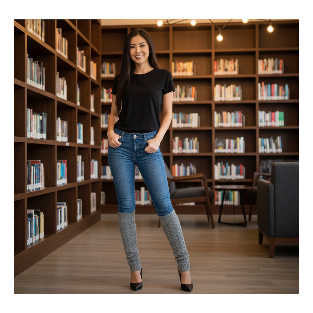 Polainas Calentadores Variados Colores Juveniles Mujer Elegante 11