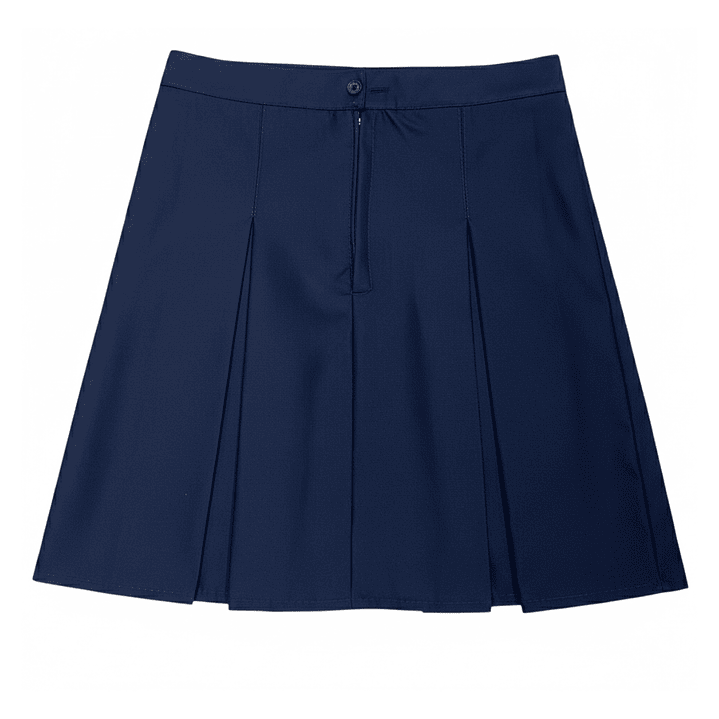 Falda Colegio Niña Juvenil Clásica – Confección Nacional – 3 Pliegues 12