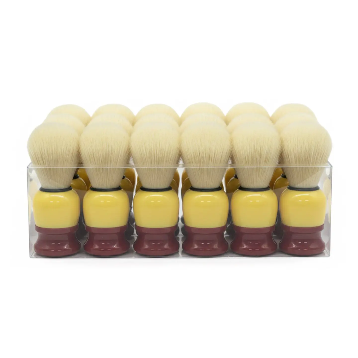 Pack 12 Brochas Hisopo de Madera para Barba – Ideal Peluquería y Barbería 4