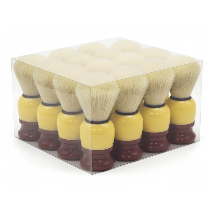 Pack 12 Brochas Hisopo de Madera para Barba – Ideal Peluquería y Barbería 5