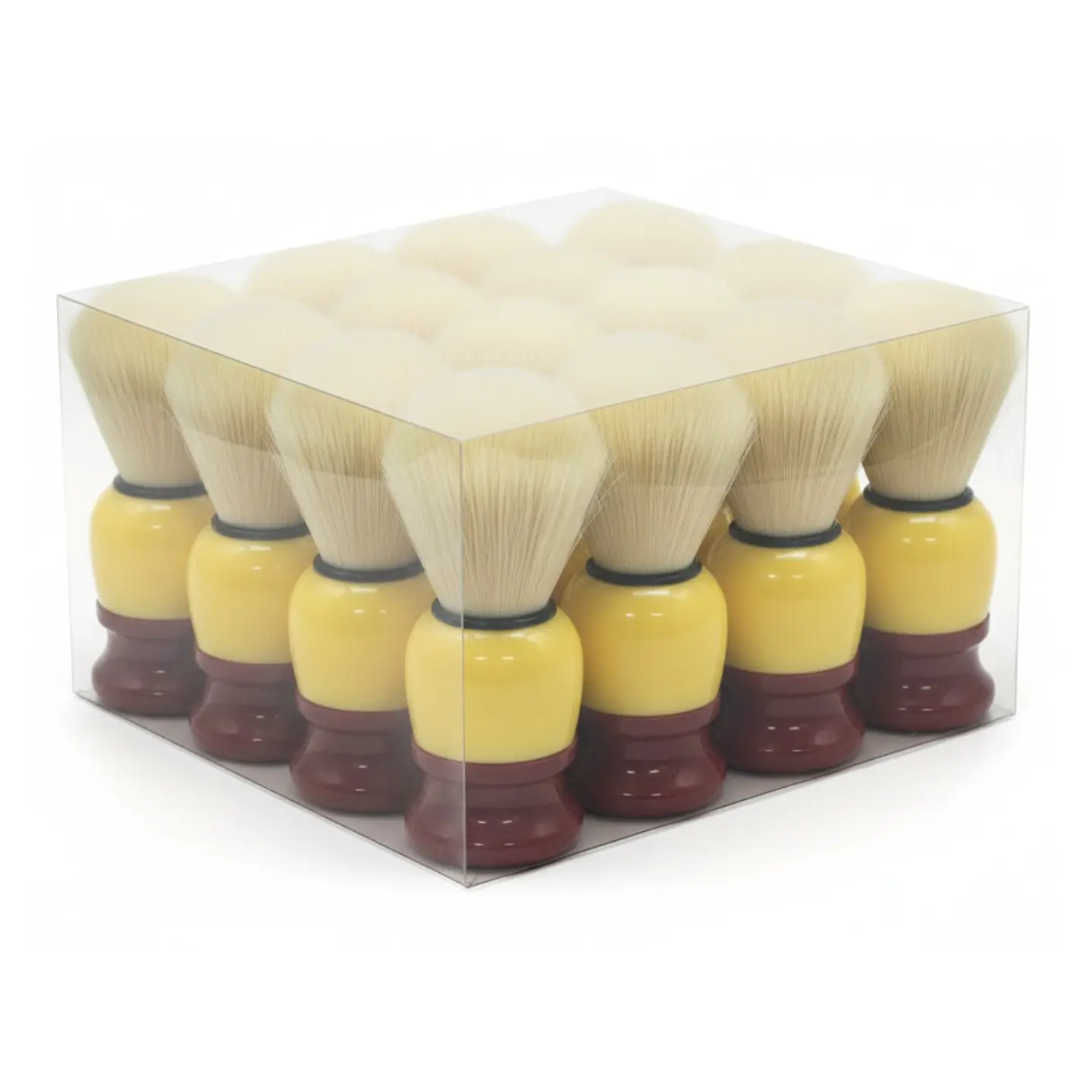 Pack 12 Brochas Hisopo de Madera para Barba – Ideal Peluquería y Barbería 5
