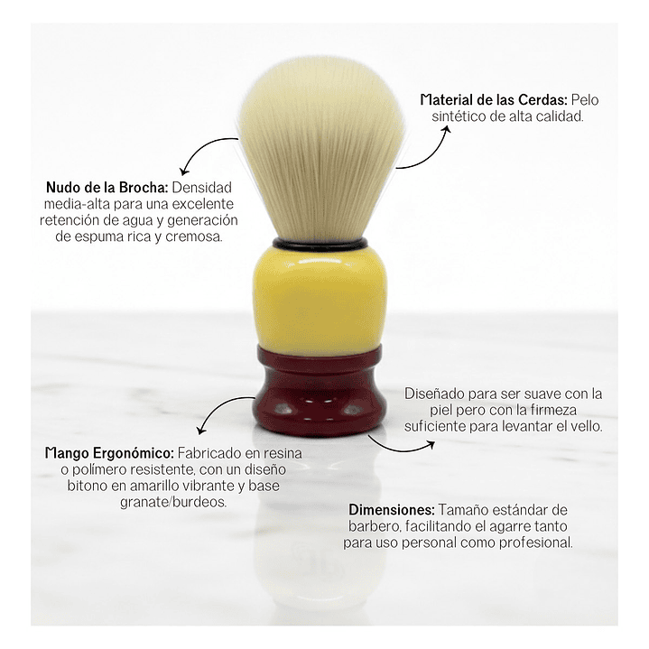 Pack 12 Brochas Hisopo de Madera para Barba – Ideal Peluquería y Barbería 7