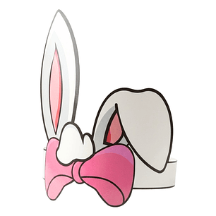 Pack 50 Orejas de Conejo Pascua – Cintillos Ajustables Rosado y Azul
