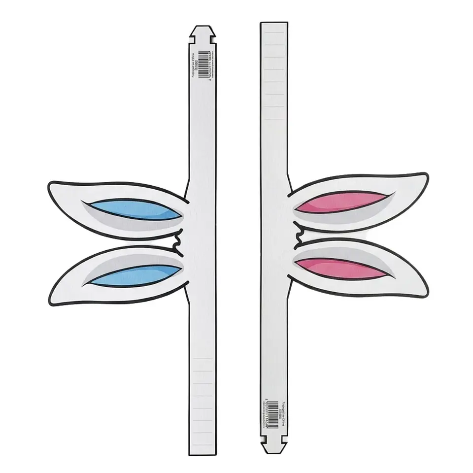 Pack 50 Orejas de Conejo Pascua – Cintillos Ajustables Rosado y Azul 4