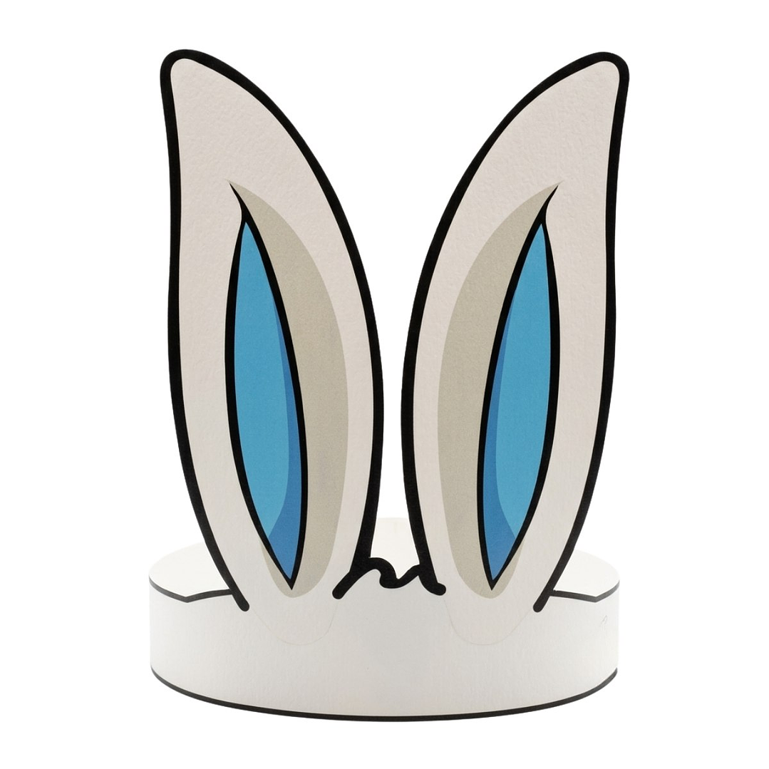 Pack 50 Orejas de Conejo Pascua – Cintillos Ajustables Rosado y Azul 3