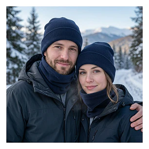 Set Invierno: Gorro Polar, Cuello Polar Suave Y Comodo 