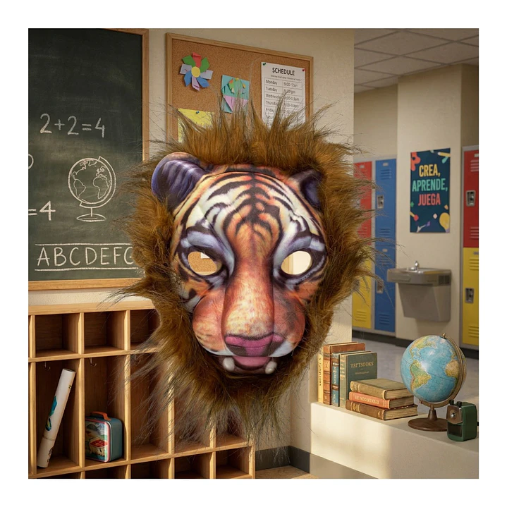 Máscara Animales Salvajes  Infantiles Celebraciones Fiestas 25