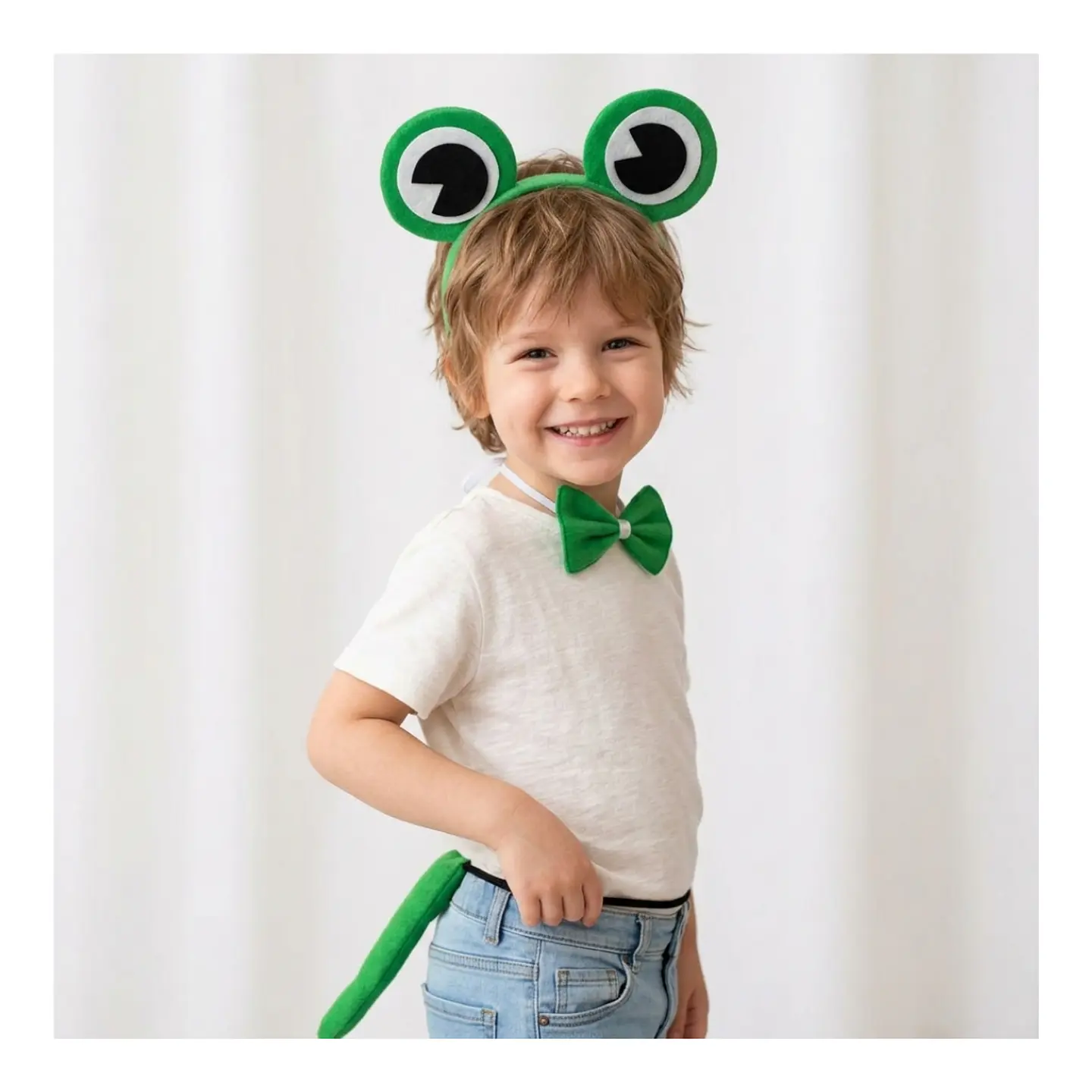 Set Disfraces Animales Infantil Orejas y Cola Diadema Varios Diseños 6