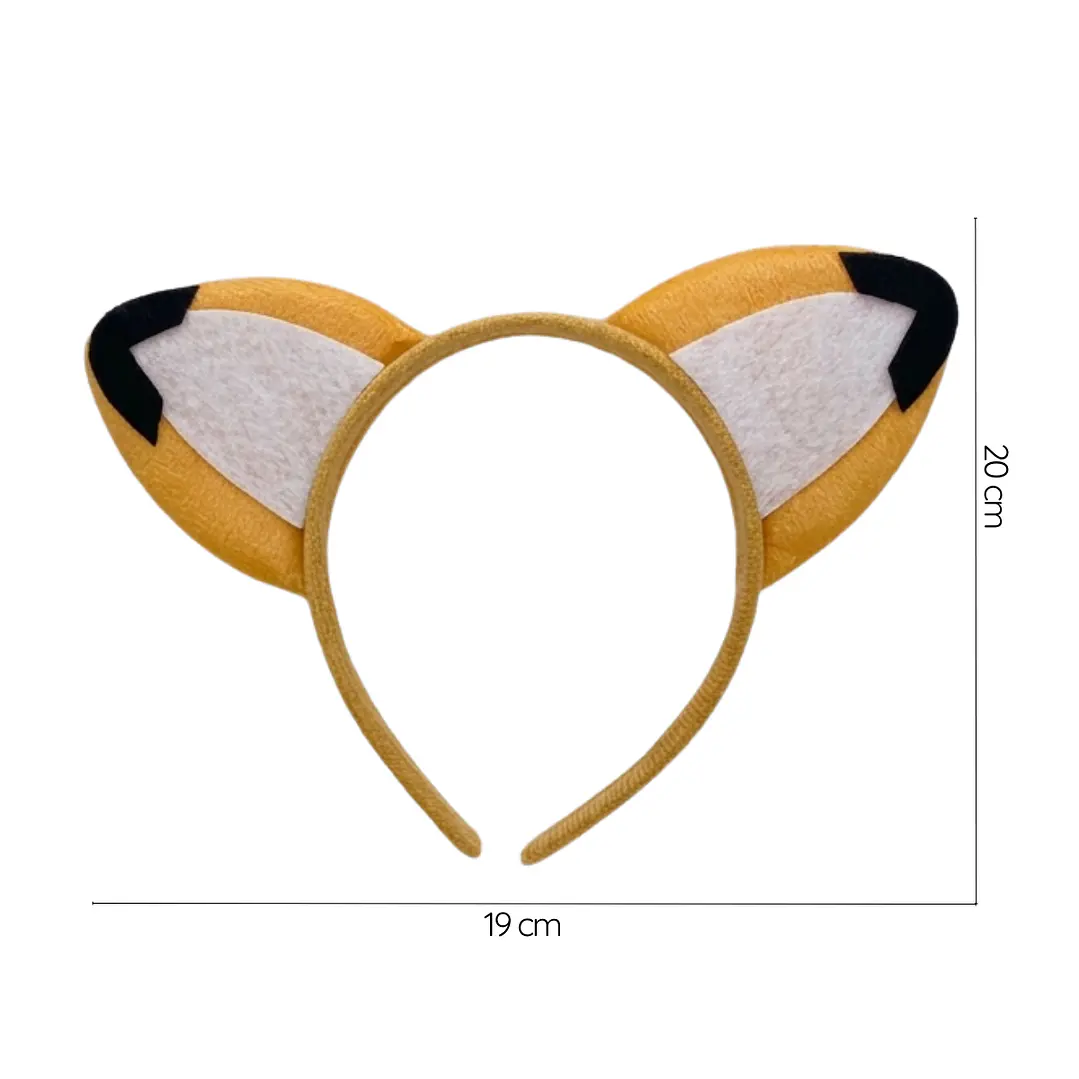 Set Disfraces Animales Infantil Orejas y Cola Diadema Varios Diseños 9