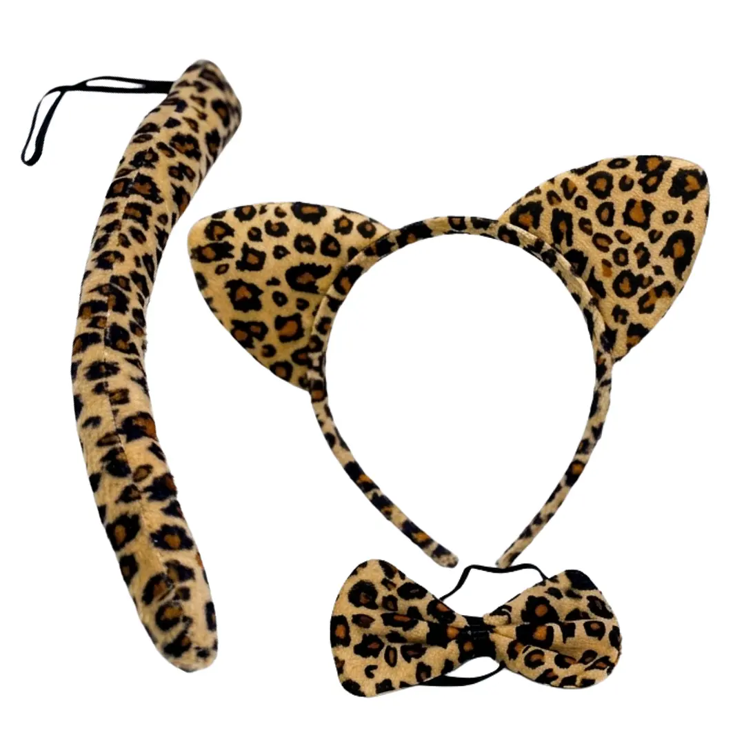 Set Disfraces Animales Infantil Orejas y Cola Diadema Varios Diseños 17