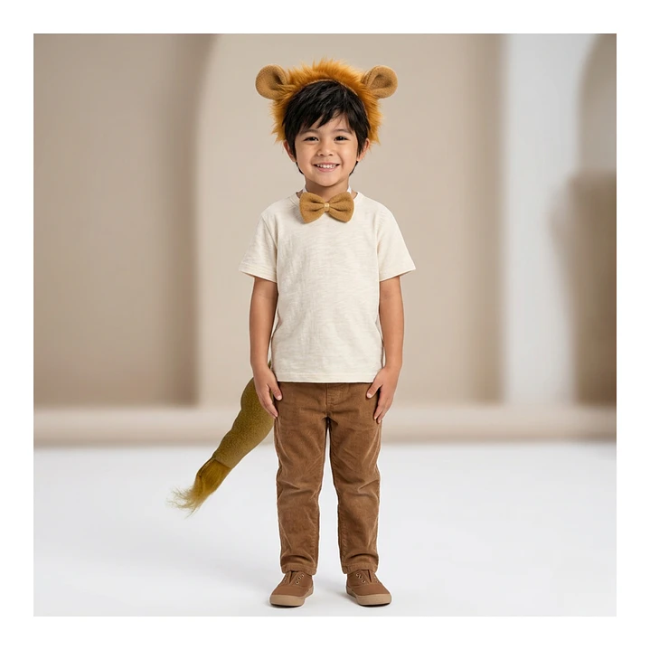 Set Disfraces Animales Infantil Orejas y Cola Diadema Varios Diseños 37