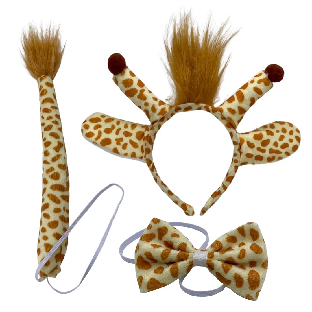 Set Disfraces Animales Infantil Orejas y Cola Diadema Varios Diseños 42