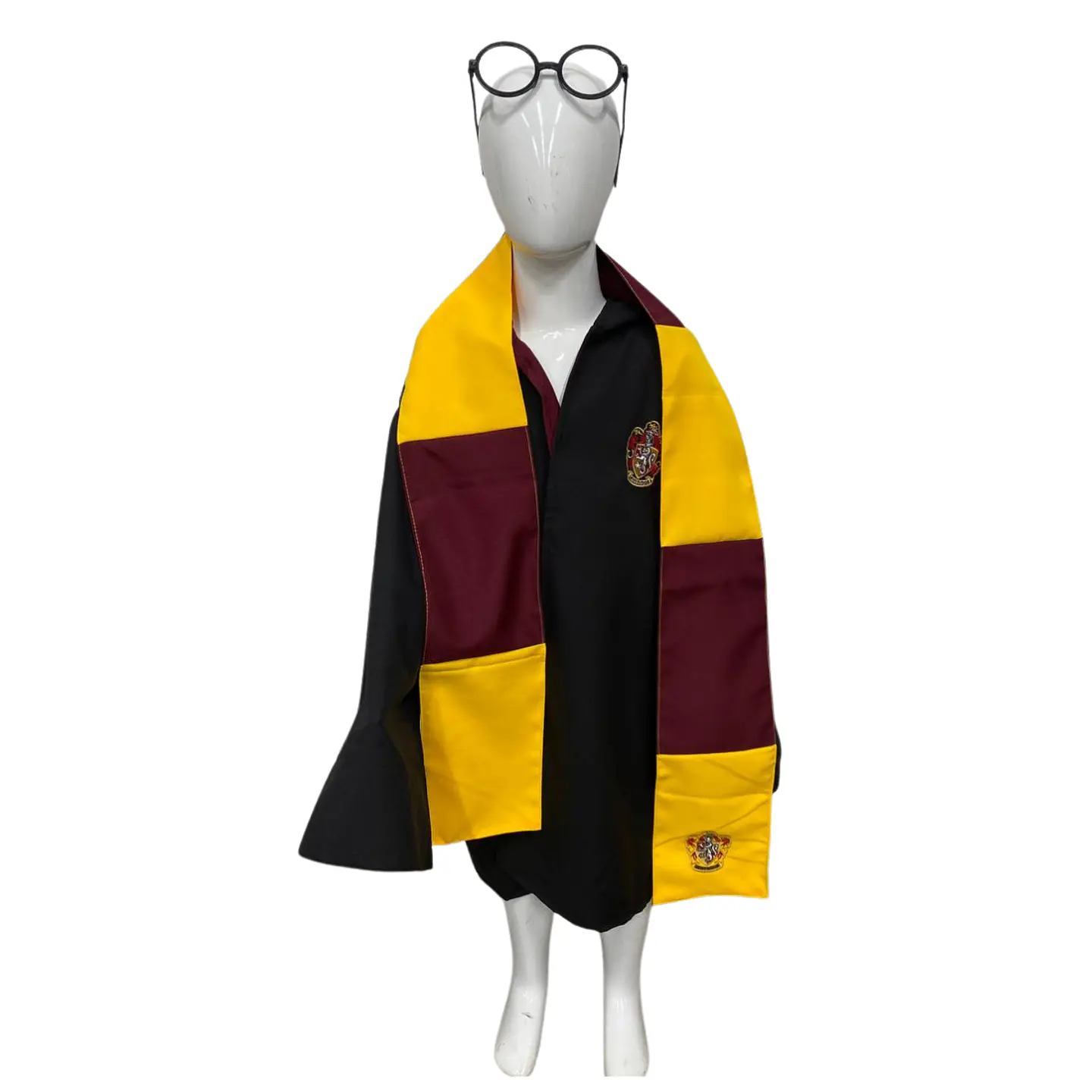 Disfraz Harry Potter Niño Capa Gryffindor Bufanda Lentes Set 4