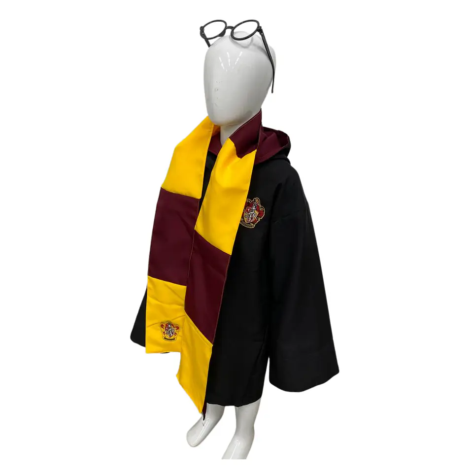 Disfraz Harry Potter Niño Capa Gryffindor Bufanda Lentes Set 5