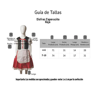 Traje De Caperucita Roja Con Encaje Y Capa Roja Brillante