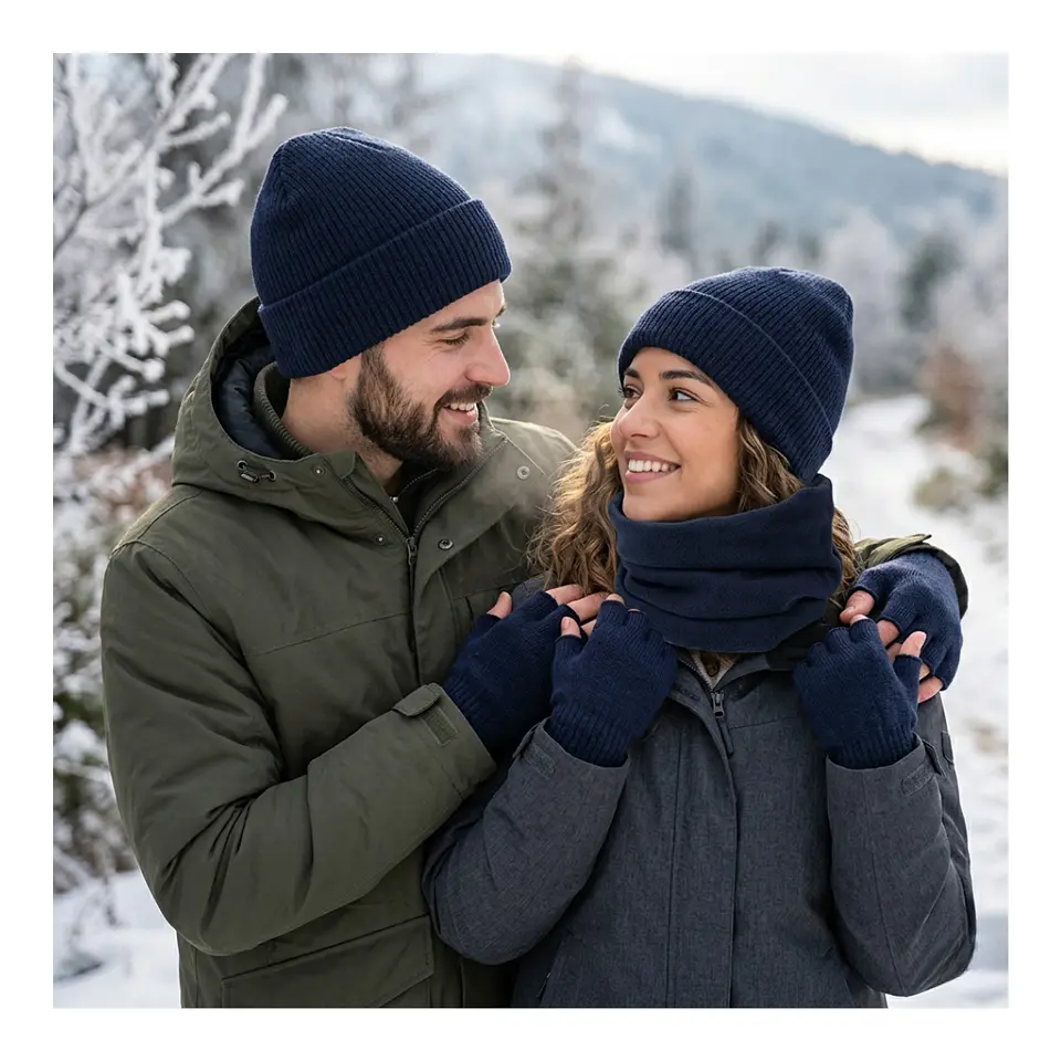 Set Invierno: Gorro Polar, Cuello Polar Suave Y Comodo  7