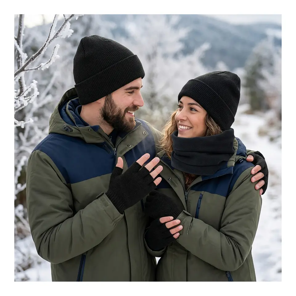 Set Invierno: Gorro Polar, Cuello Polar Suave Y Comodo  8