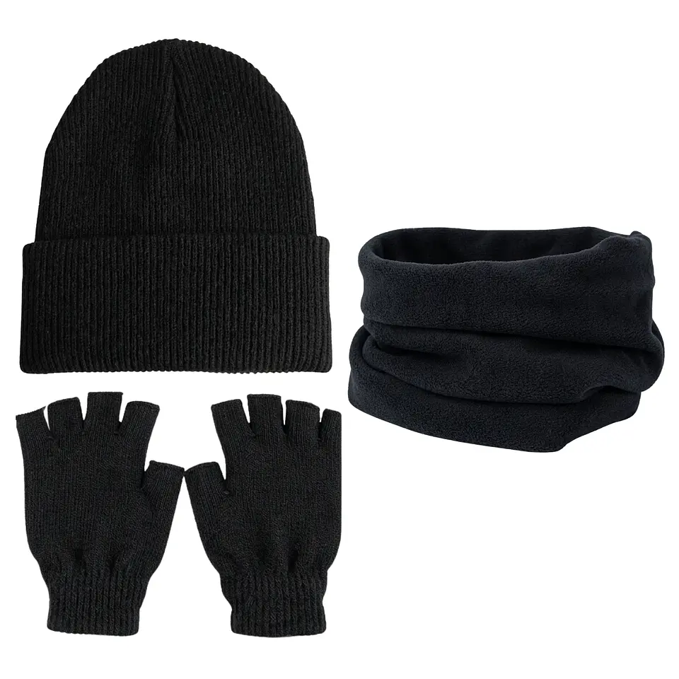 Set Invierno: Gorro Polar, Cuello Polar Suave Y Comodo  13