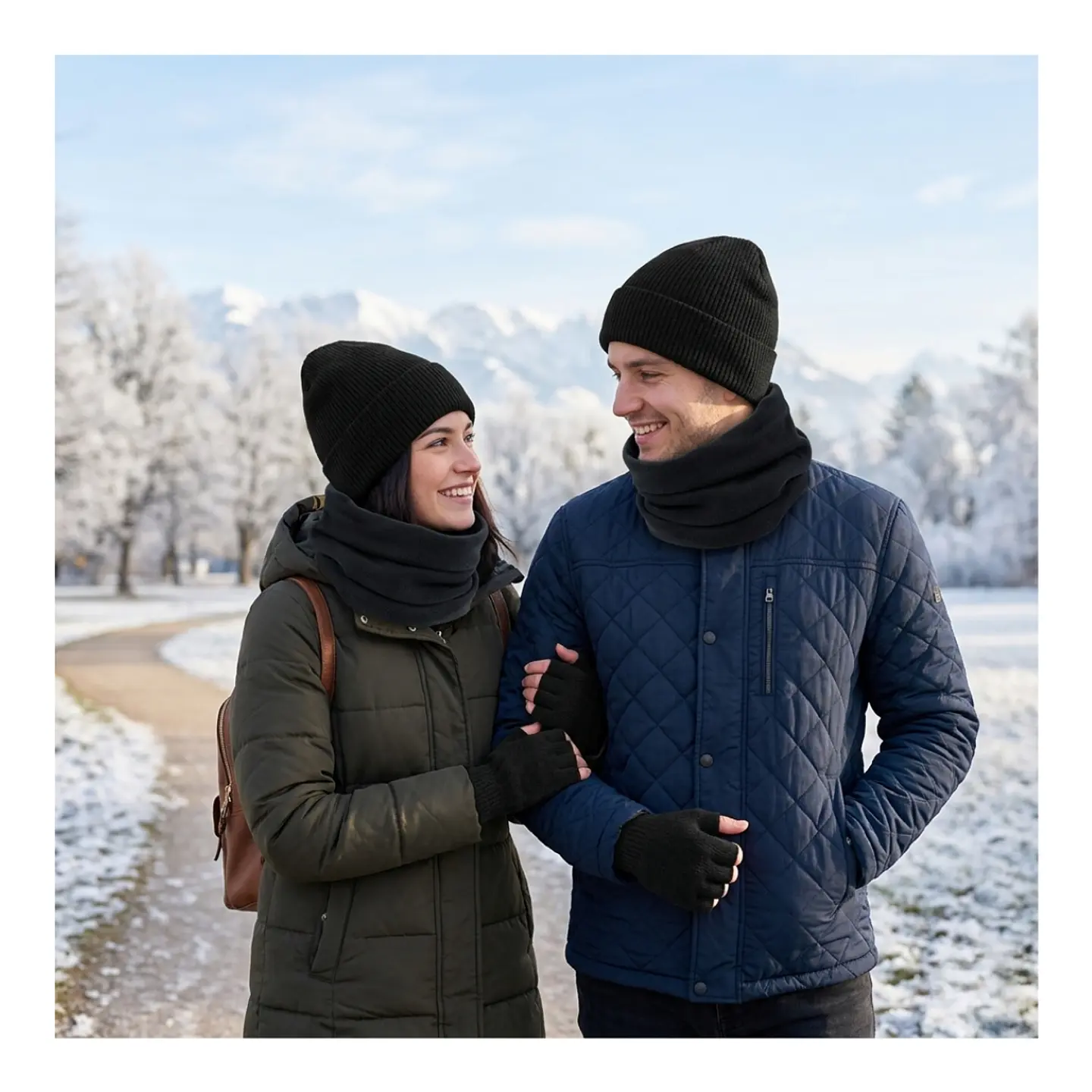 Set Invierno: Gorro Polar, Cuello Polar Suave Y Comodo  16