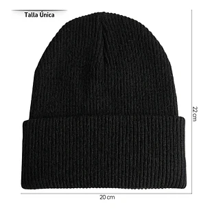 Gorro Beanie + Guantes De Lana Sin Dedos + Orejera Polar