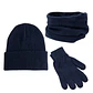 Set Invierno: Gorro Polar, Cuello Polar Y Guante De Lana - Miniatura 5
