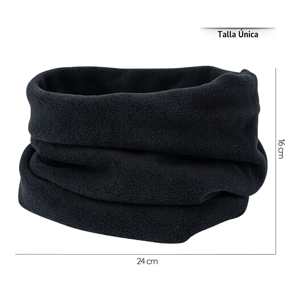 Set Invierno: Gorro Polar, Cuello Polar Y Guante De Lana 10