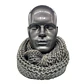Bufanda Cuello Estilo Punto Inglés Lana Invierno Abrigado - Miniatura 10