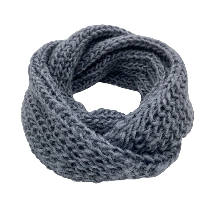 Bufanda Cuello Estilo Punto Inglés Lana Invierno Abrigado 13