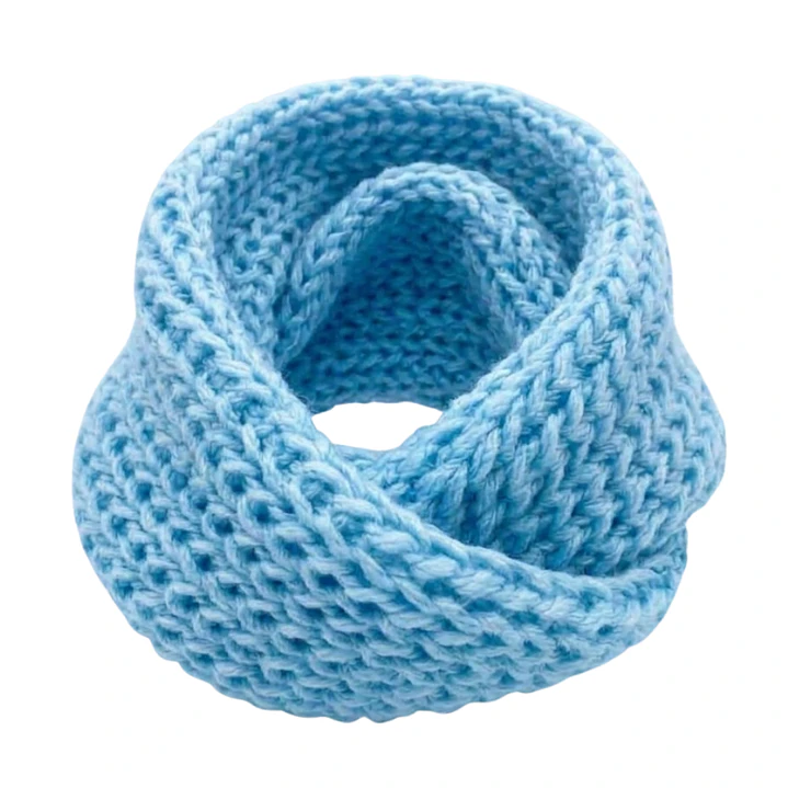 Bufanda Cuello Estilo Punto Inglés Lana Invierno Abrigado 16