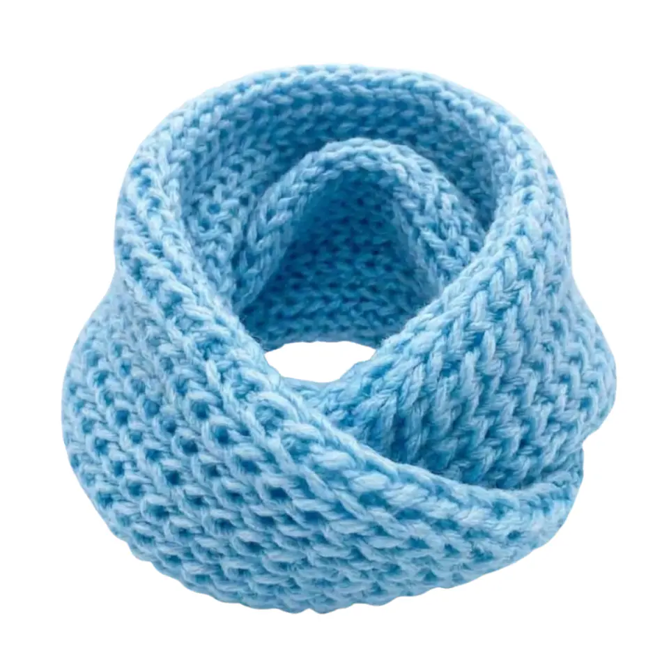 Bufanda Cuello Estilo Punto Inglés Lana Invierno Abrigado 16