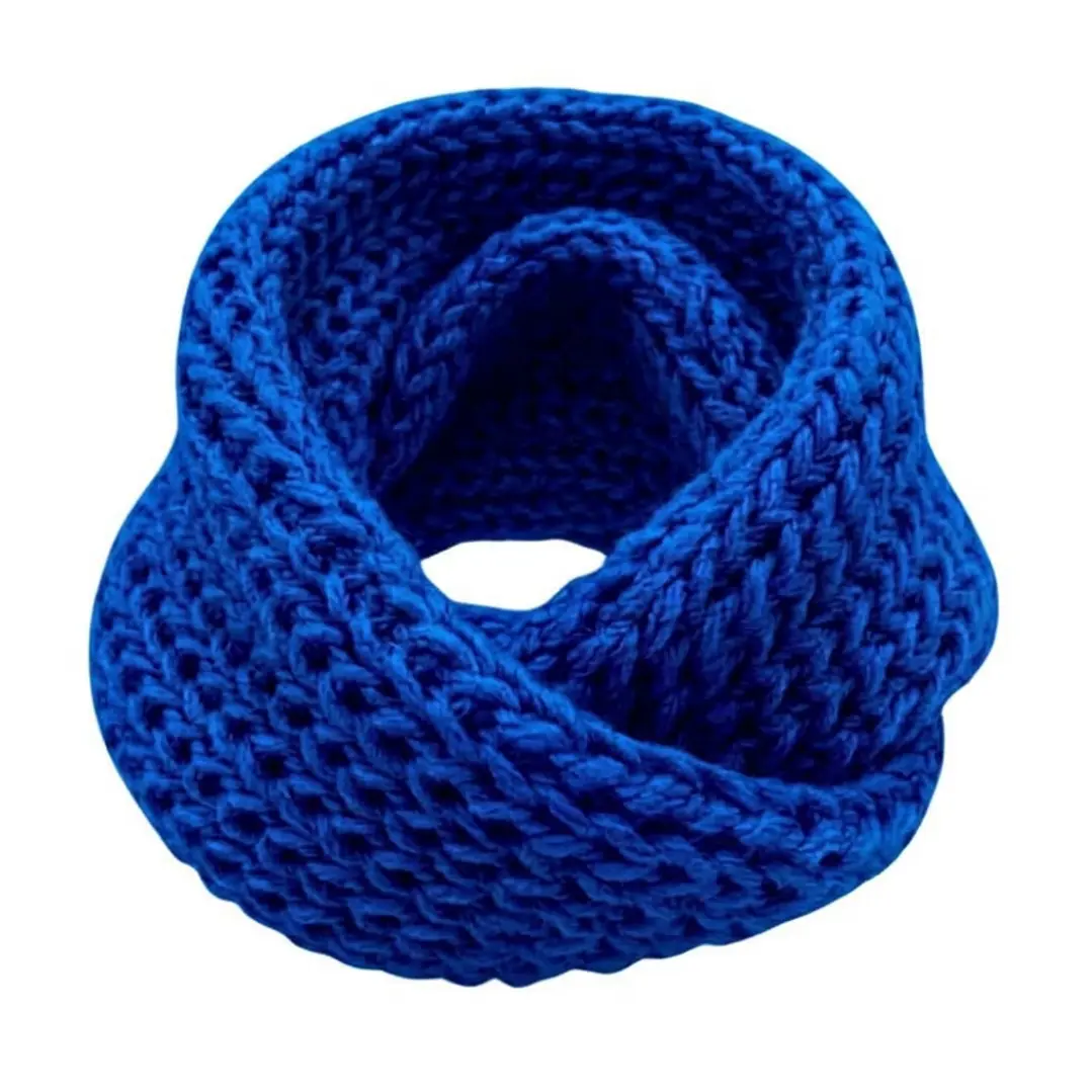 Bufanda Cuello Estilo Punto Inglés Lana Invierno Abrigado 22