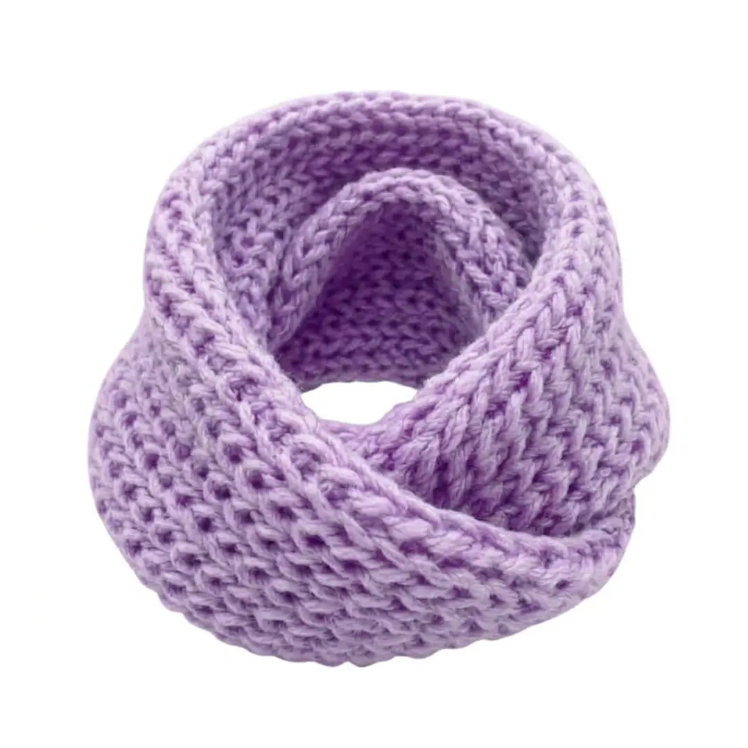 Bufanda Cuello Estilo Punto Inglés Lana Invierno Abrigado 25