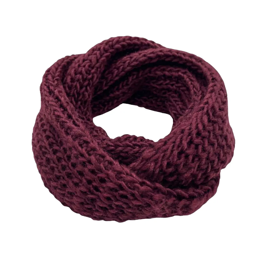 Bufanda Cuello Estilo Punto Inglés Lana Invierno Abrigado 32