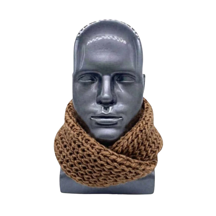 Bufanda Cuello Estilo Punto Inglés Lana Invierno Abrigado 36