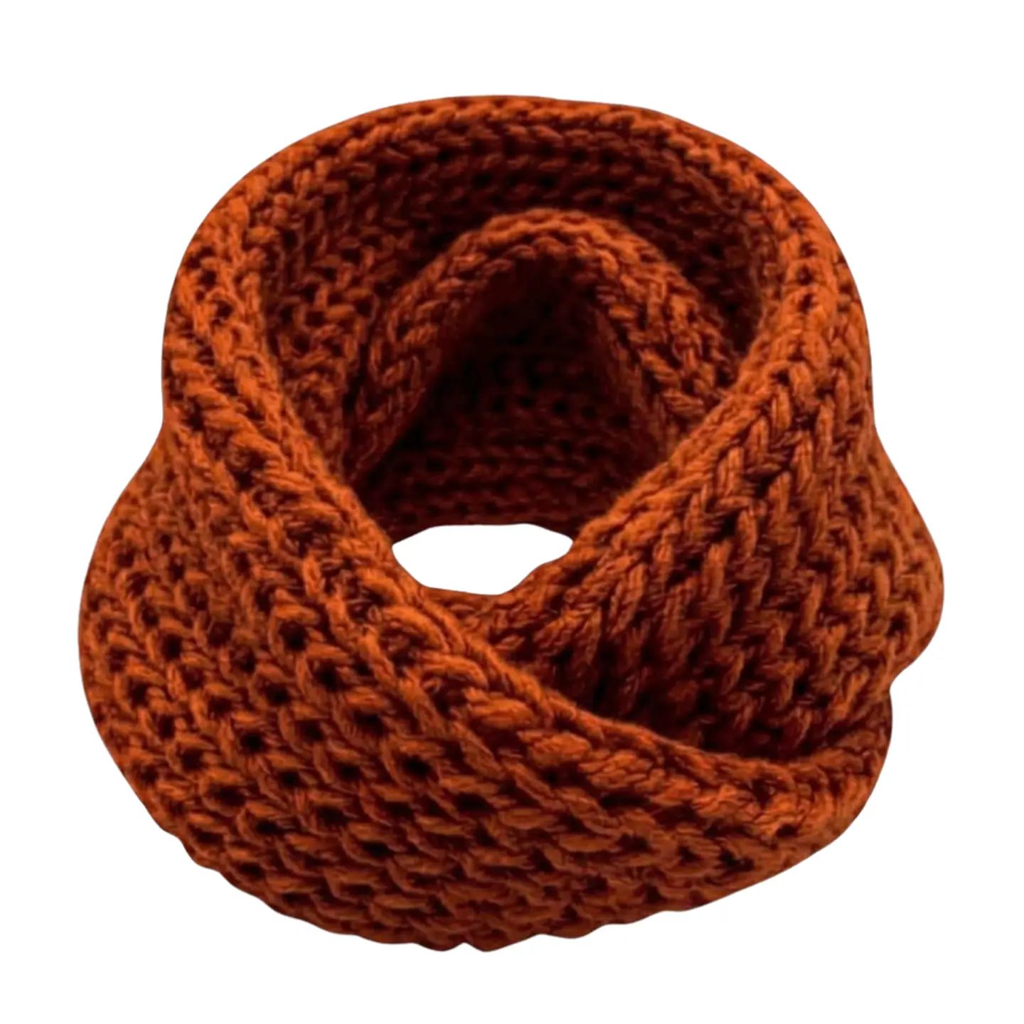 Bufanda Cuello Estilo Punto Inglés Lana Invierno Abrigado 50
