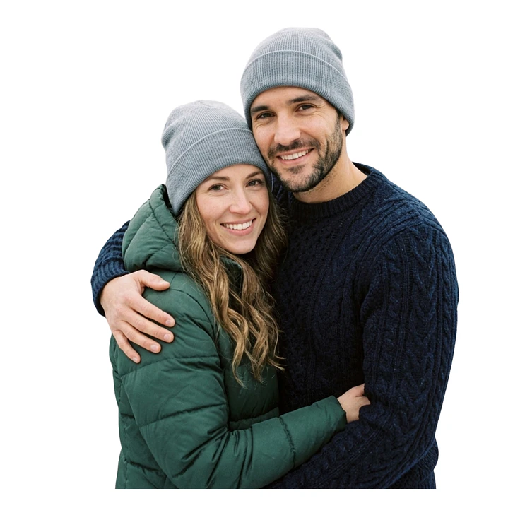 Gorro Beanie De Lana Adulto Con Doblez Forro Polar 5