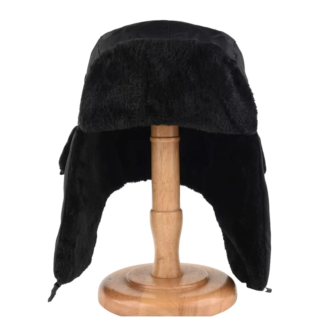 Gorro Ruso Unisex Cálido De Lona Invierno Modo Aviador 4