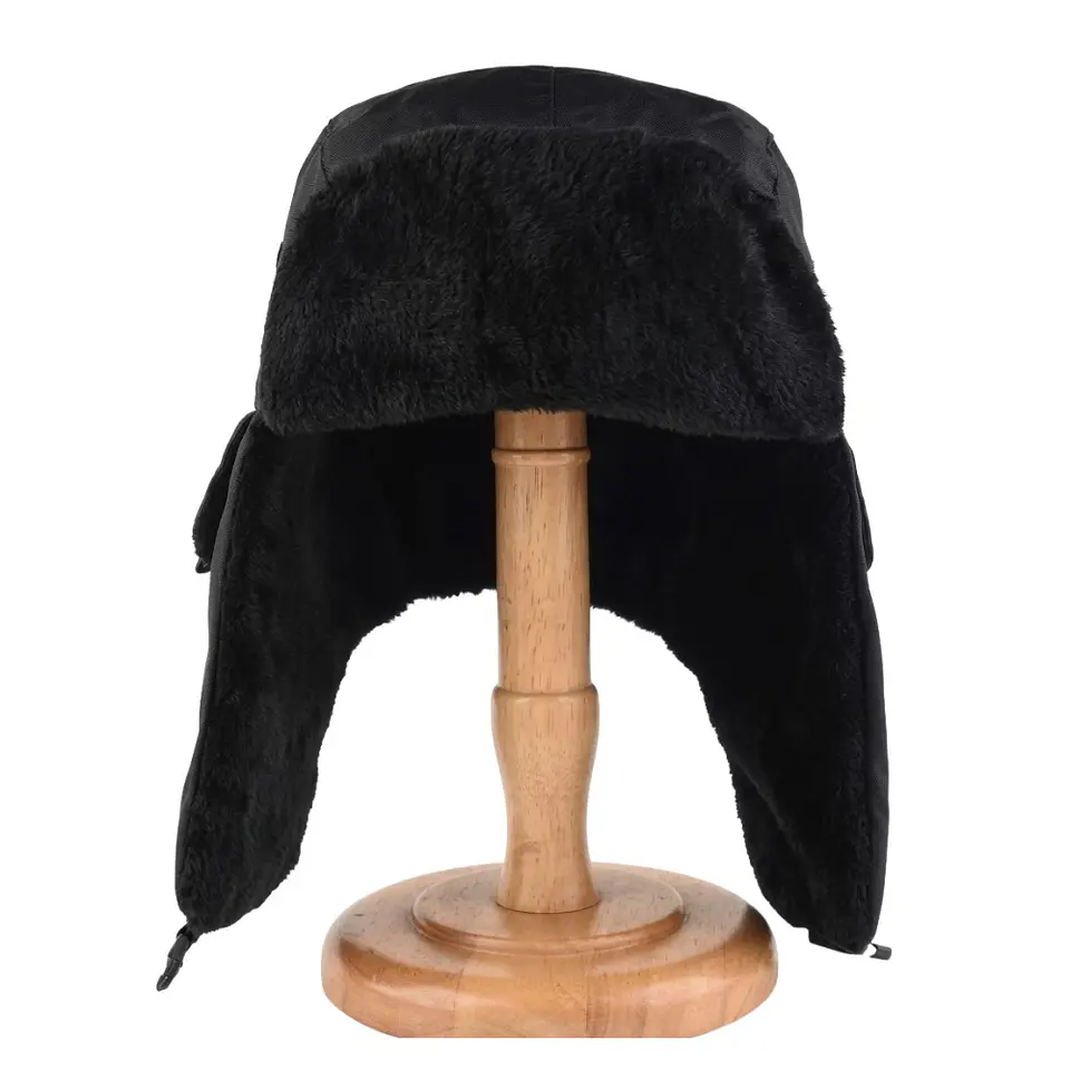 Gorro Ruso Unisex Cálido De Lona Invierno Modo Aviador 4