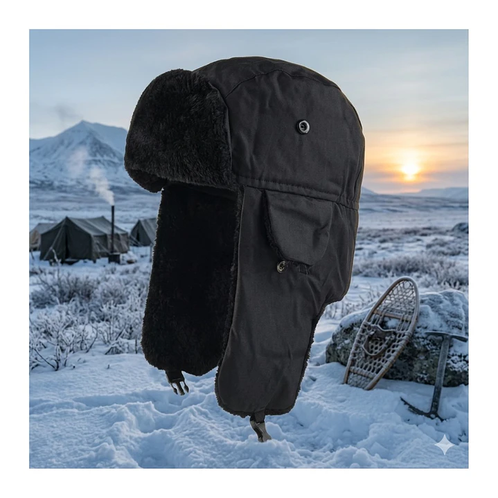 Gorro Ruso Unisex Cálido De Lona Invierno Modo Aviador 7