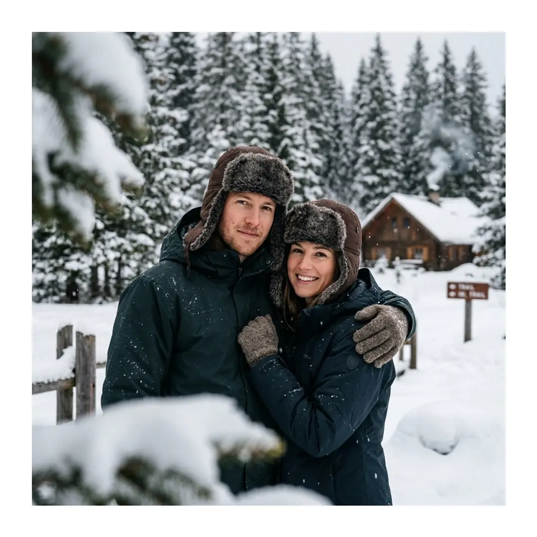 Gorro Ruso Unisex De Lona Parka Calido Termico 3