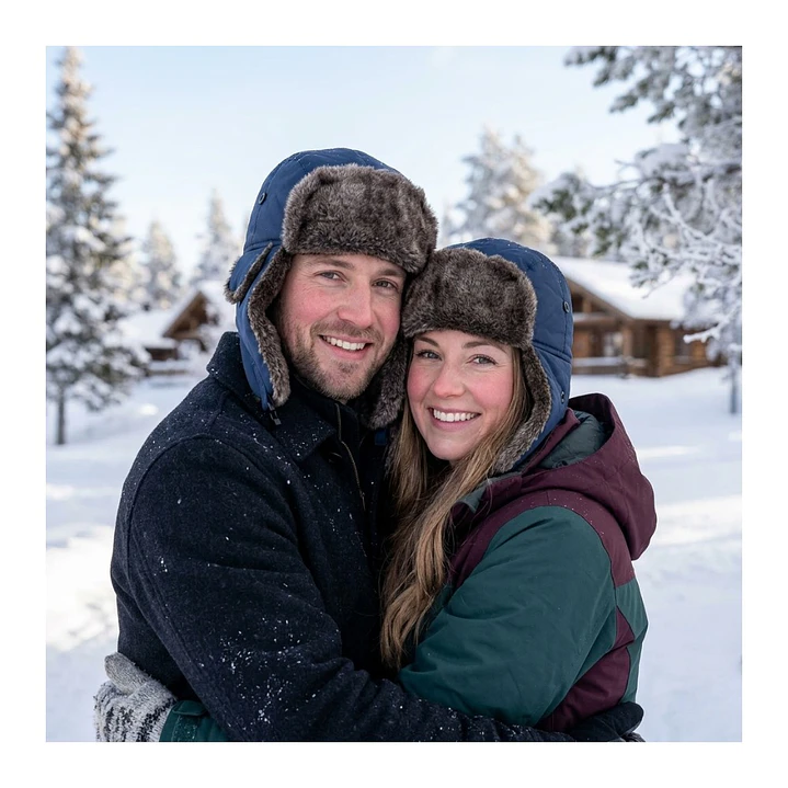 Gorro Ruso Unisex De Lona Parka Calido Termico 9