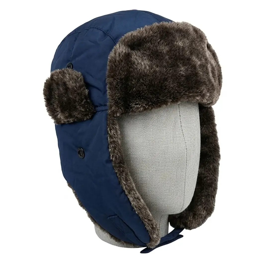 Gorro Ruso Unisex De Lona Parka Calido Termico 16