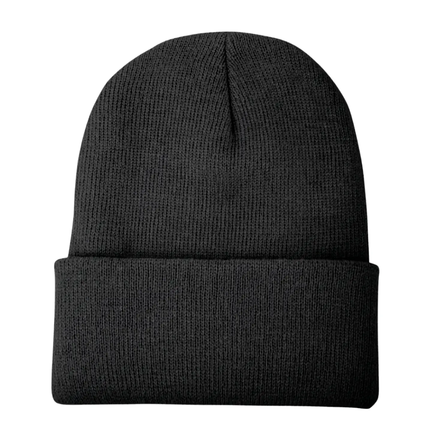 Pack 12 Gorros Beanie De Lana Adulto Con Doblez Diseño Liso Invierno 9